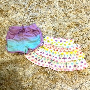 Lot of 2 Garanimals shorts/skort. 18 month